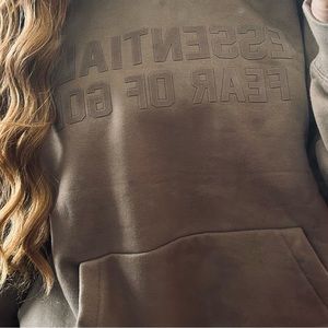 Fear Of God Essentials Hoodie “Wood”